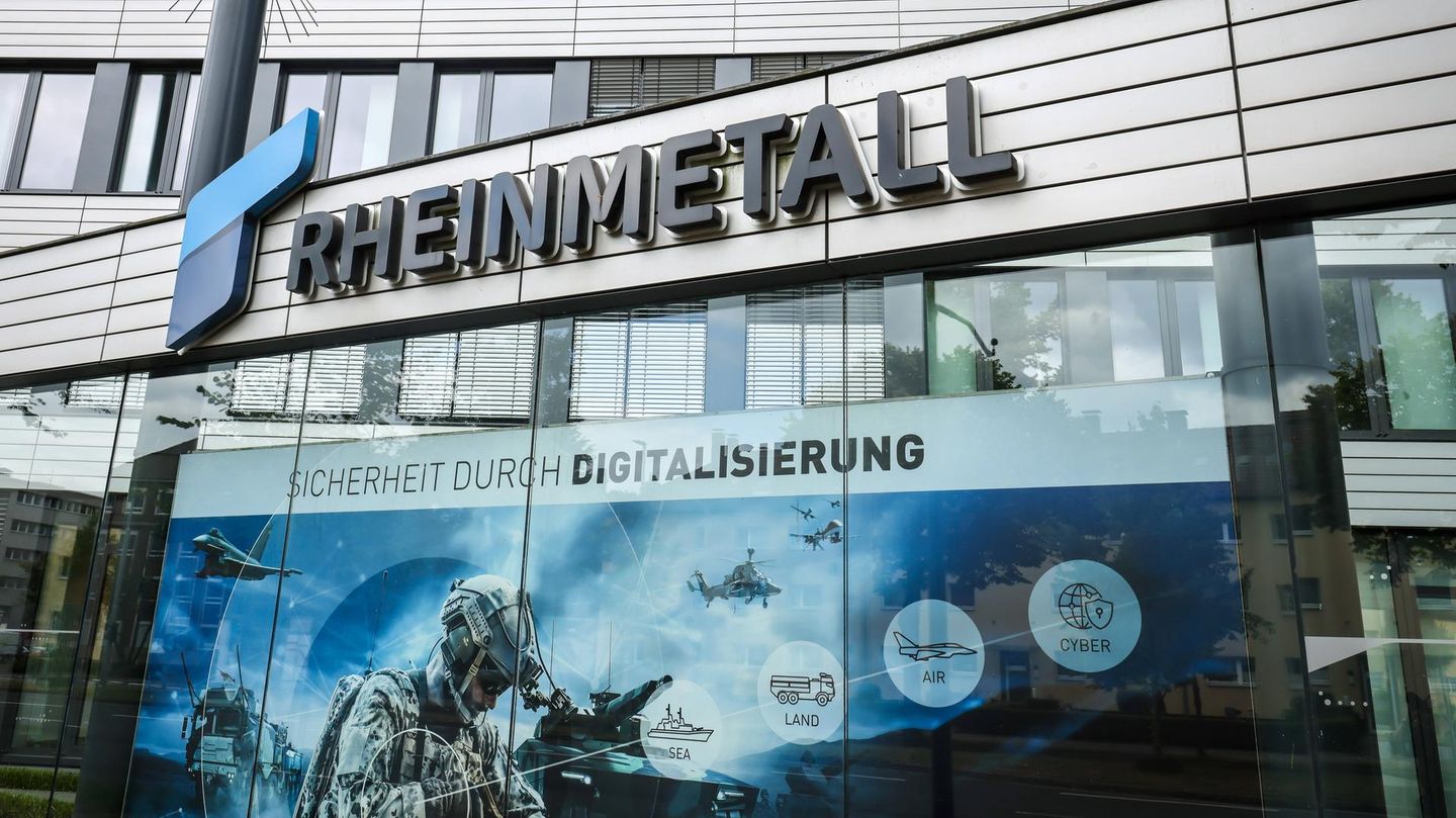 Firmenzentrale vom Rüstungskonzern Rheinmetall