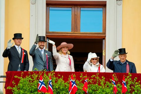 Norwegens Königsfamilie in der vergangenen Woche
