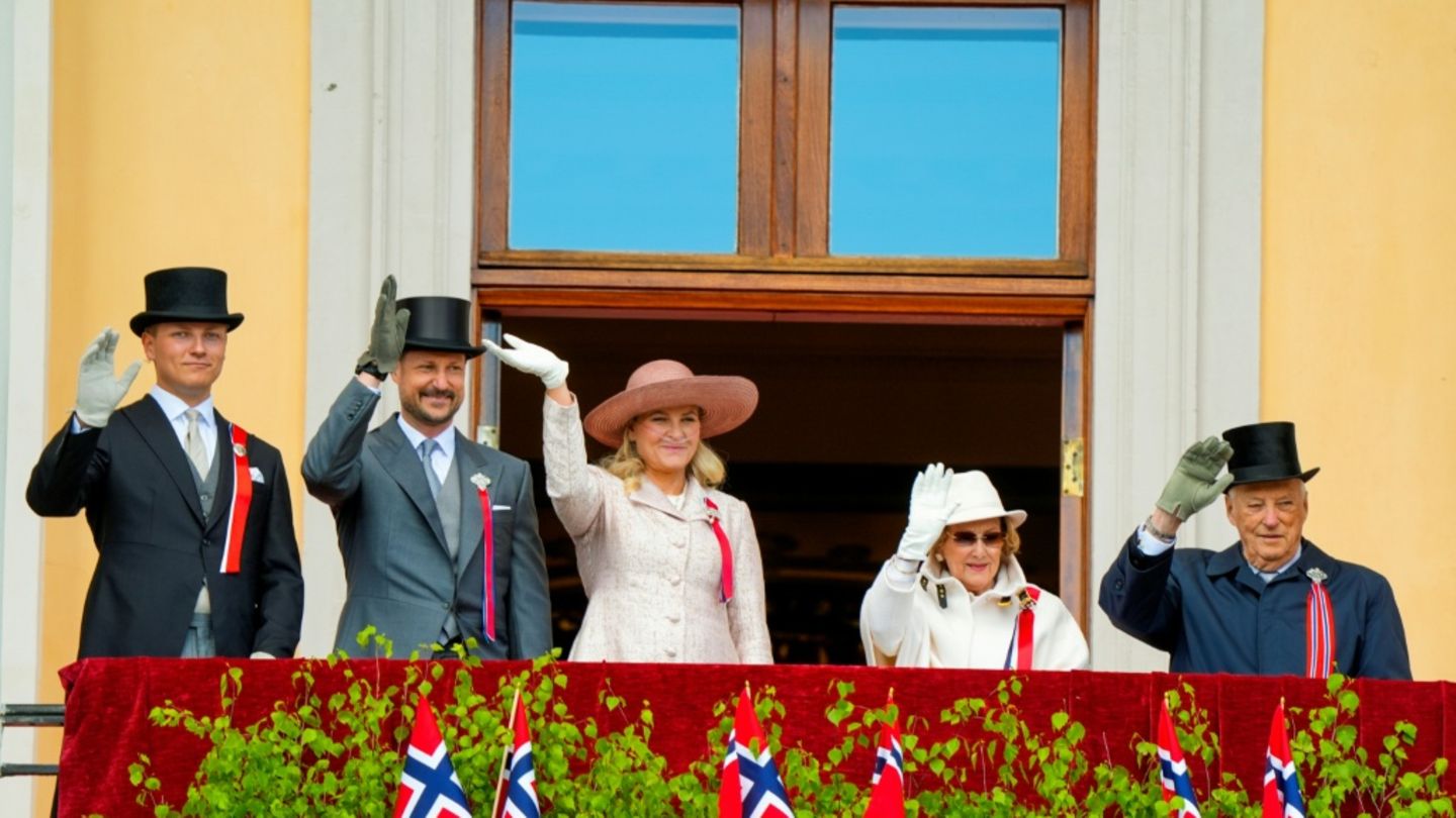 Norwegens Königsfamilie in der vergangenen Woche