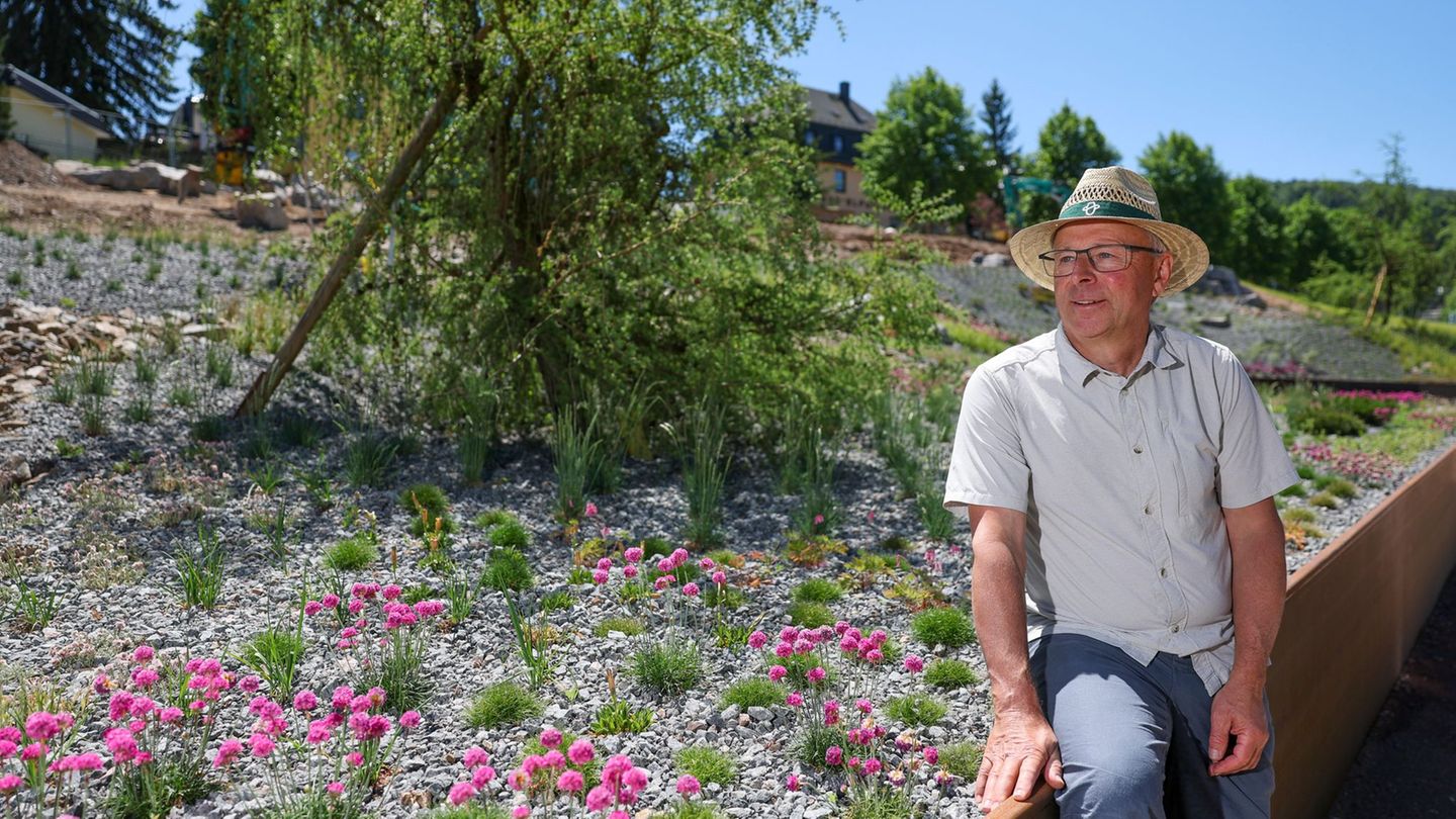 Landesgartenschau-Chef Bernd Birkigt: „Wir wollen einen prachtvollen Park zeigen.“ Foto: Jan Woitas/dpa
