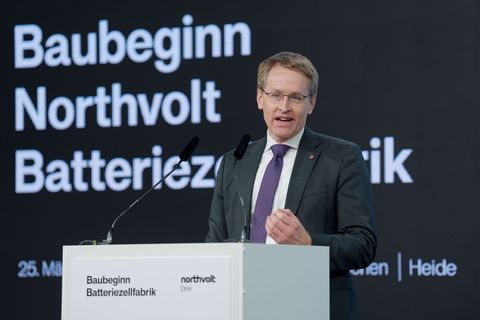 Hat die Regierung von Daniel Günther (CDU) ausreichend über die geplante Northvolt-Förderung informiert? (Archivbild) Foto: Marc