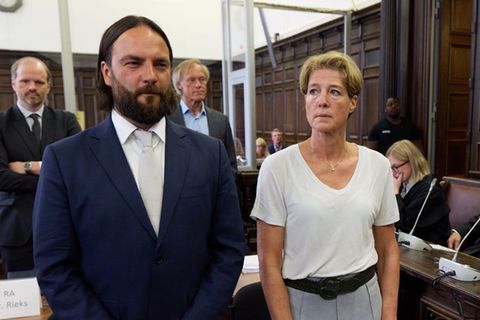 Christina Block (l.) mit ihrem Verteidiger Ingo Bott