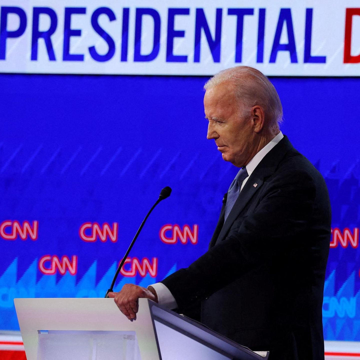 Joe Biden in der TV-Debatte gegen Donald Tump