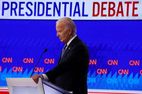 Der Anfang vom Ende: Die TV-Debatte gegen Donald Trump besiegelte das Ende von Joe Bidens 2024-Kandidatur