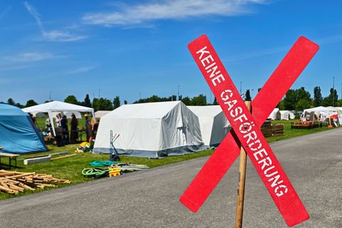 Die Klima- und Anti-Gaskraftwerksbewegung trifft sich aktuell in Hamm bei einem großen Klimacamp. Für Samstag ist eine Großdemo