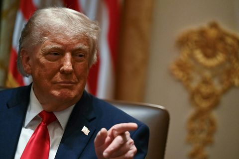 Trump bei einer Kabinettssitzung am 27. Mai