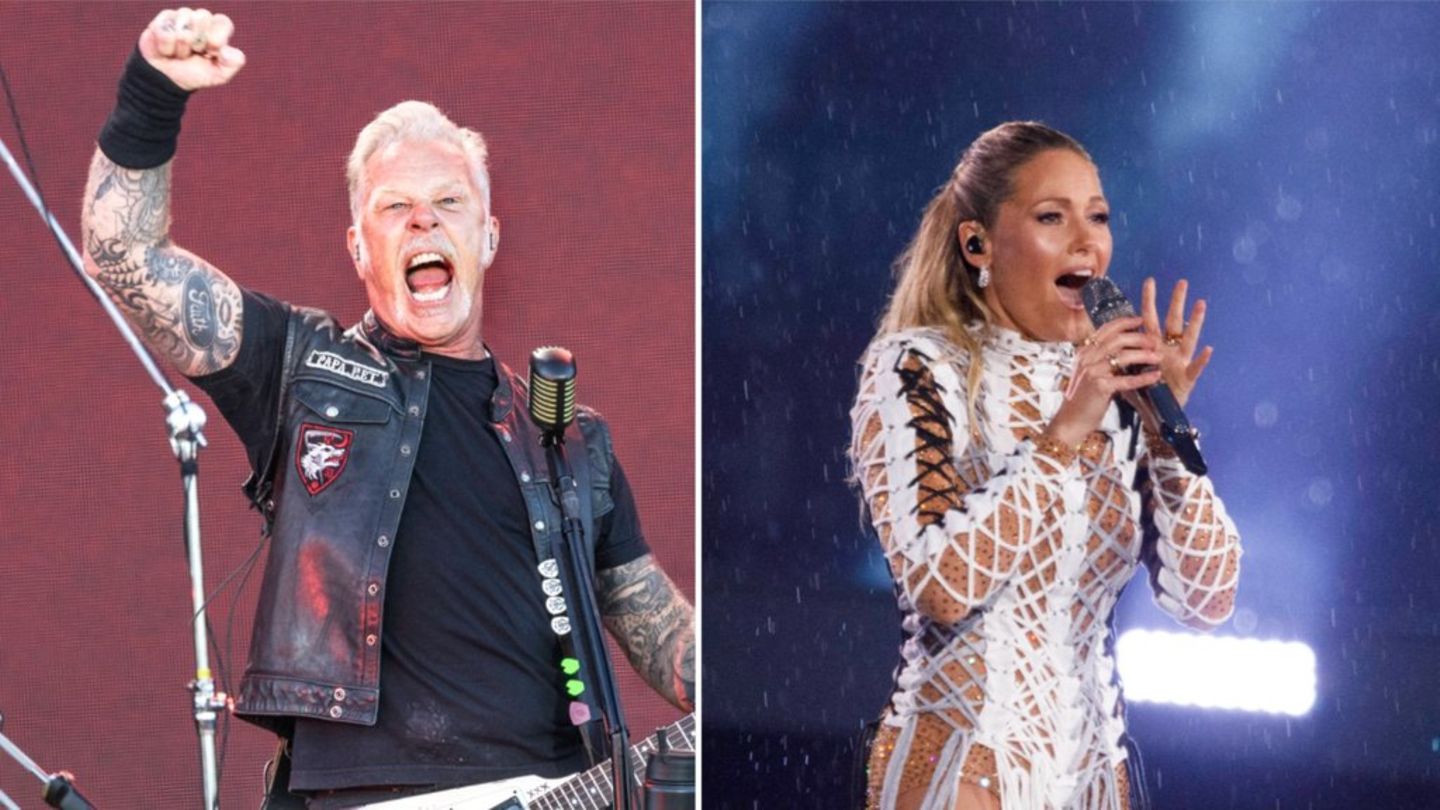 Metallica um James Hetfield und Helene Fischer bespielen deutsche Stadien.