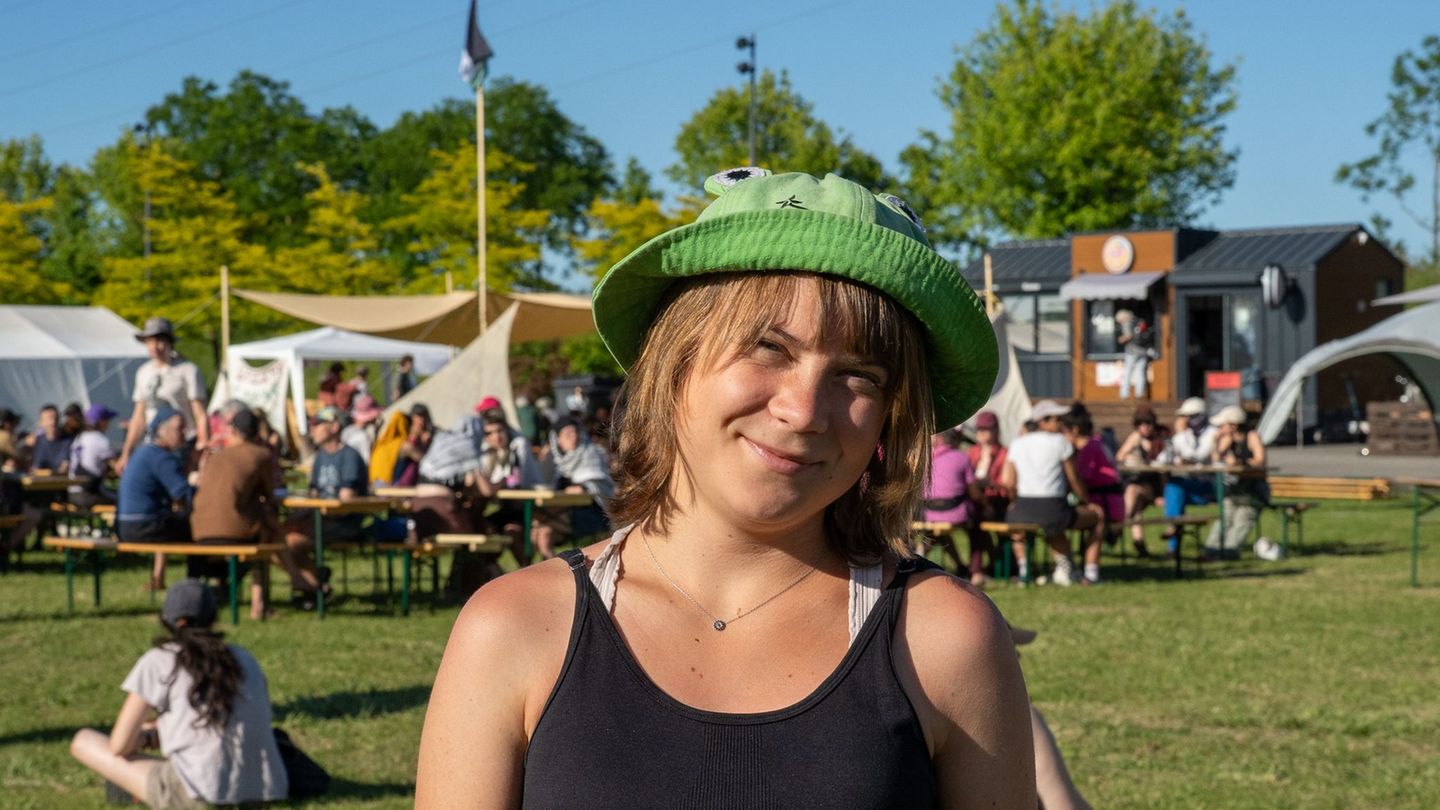 Klimaprotest: Greta Thunberg bei Klimacamp in Hamm