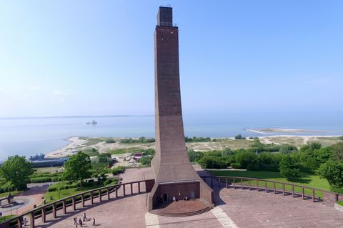 Das Marine-Ehrenmal in Laboe: Am 30.5. 1936 wurde es von den Nationalsozialisten im Beisein von Adolf Hitler eingeweiht. (Archiv