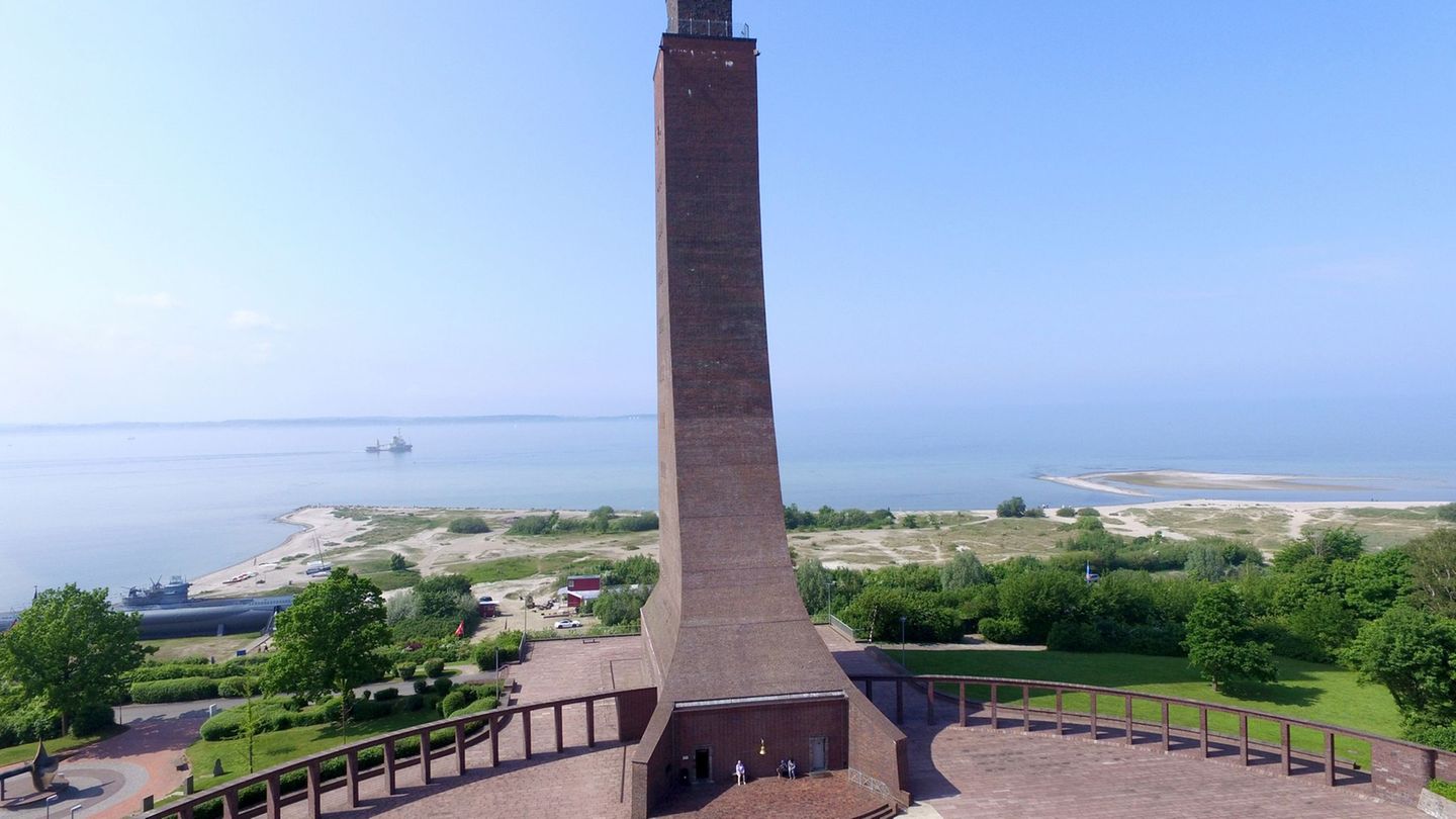 Das Marine-Ehrenmal in Laboe: Am 30.5. 1936 wurde es von den Nationalsozialisten im Beisein von Adolf Hitler eingeweiht. (Archiv