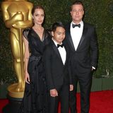 Angelina Jolie und Brad Pitt mit Sohn Maddox 2013