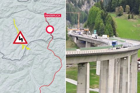 Die Brenner-Autobahn