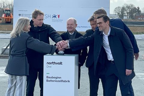Spatenstich für den geplanten Bau 2024