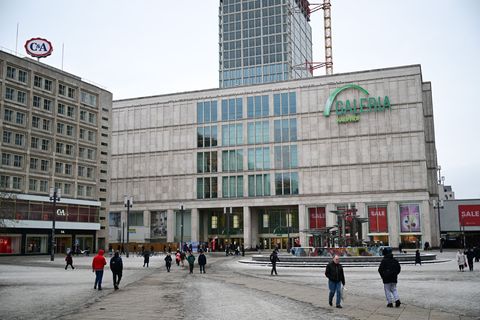 Kaufhauskonzern Galeria: Mit einigen Mieten im Rückstand. (Archivbild) Foto: Sebastian Gollnow/dpa