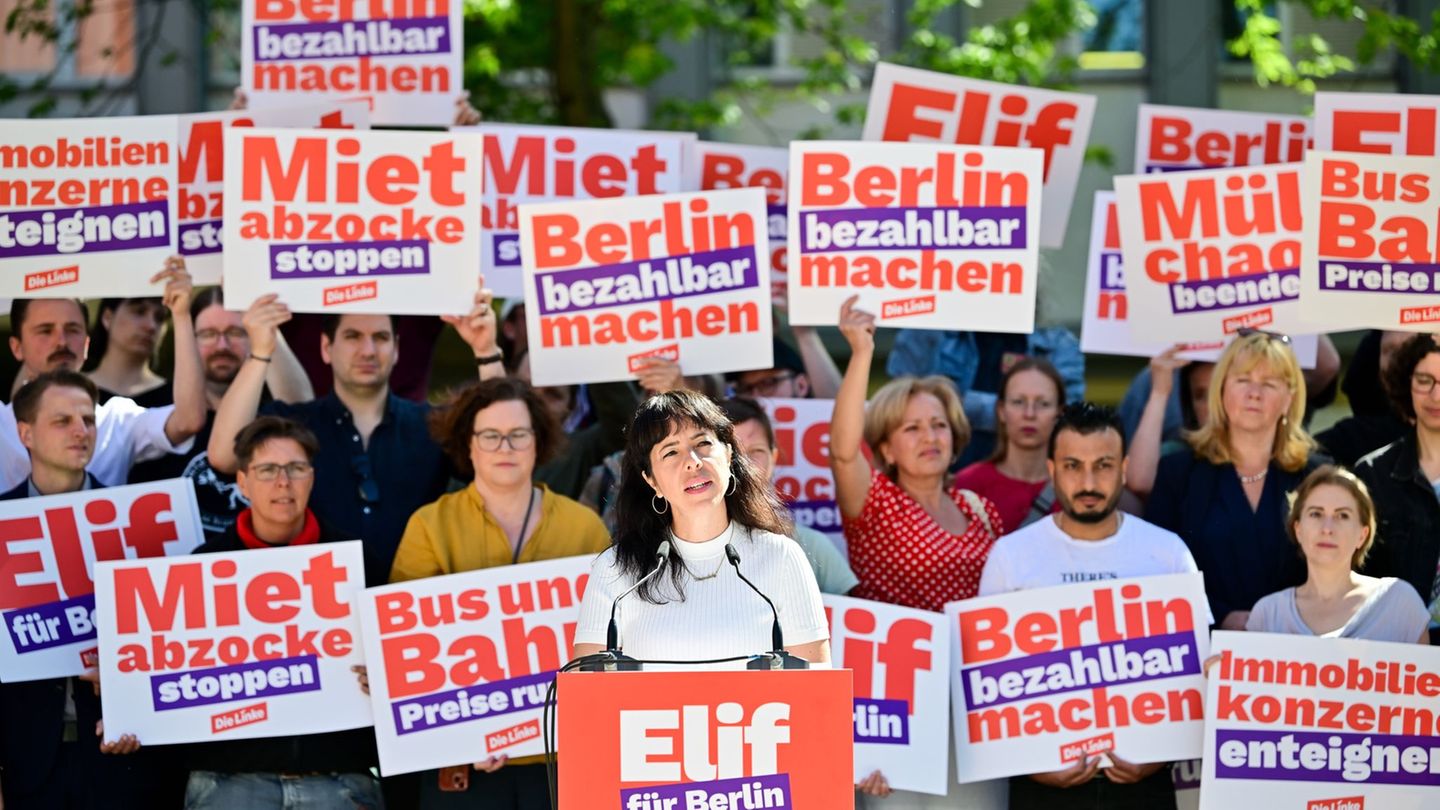 Bezahlbare Mieten und die Enteignung großer Immobilienkonzerne sind zentrale Forderungen der Linke in Berlin. Foto: Sebastian Ch
