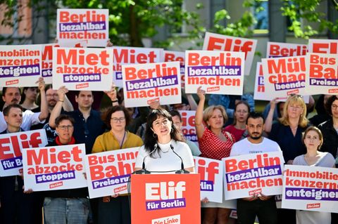 Bezahlbare Mieten und die Enteignung großer Immobilienkonzerne sind zentrale Forderungen der Linke in Berlin. Foto: Sebastian Ch