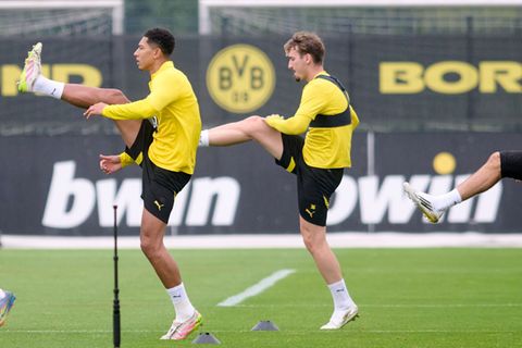 Tony Reitz nimmt bei Borussia Dortmund beim Training teil. Nun wechselt er zum 1. FC Magdeburg. (Archivbild) Foto: Bernd Thissen