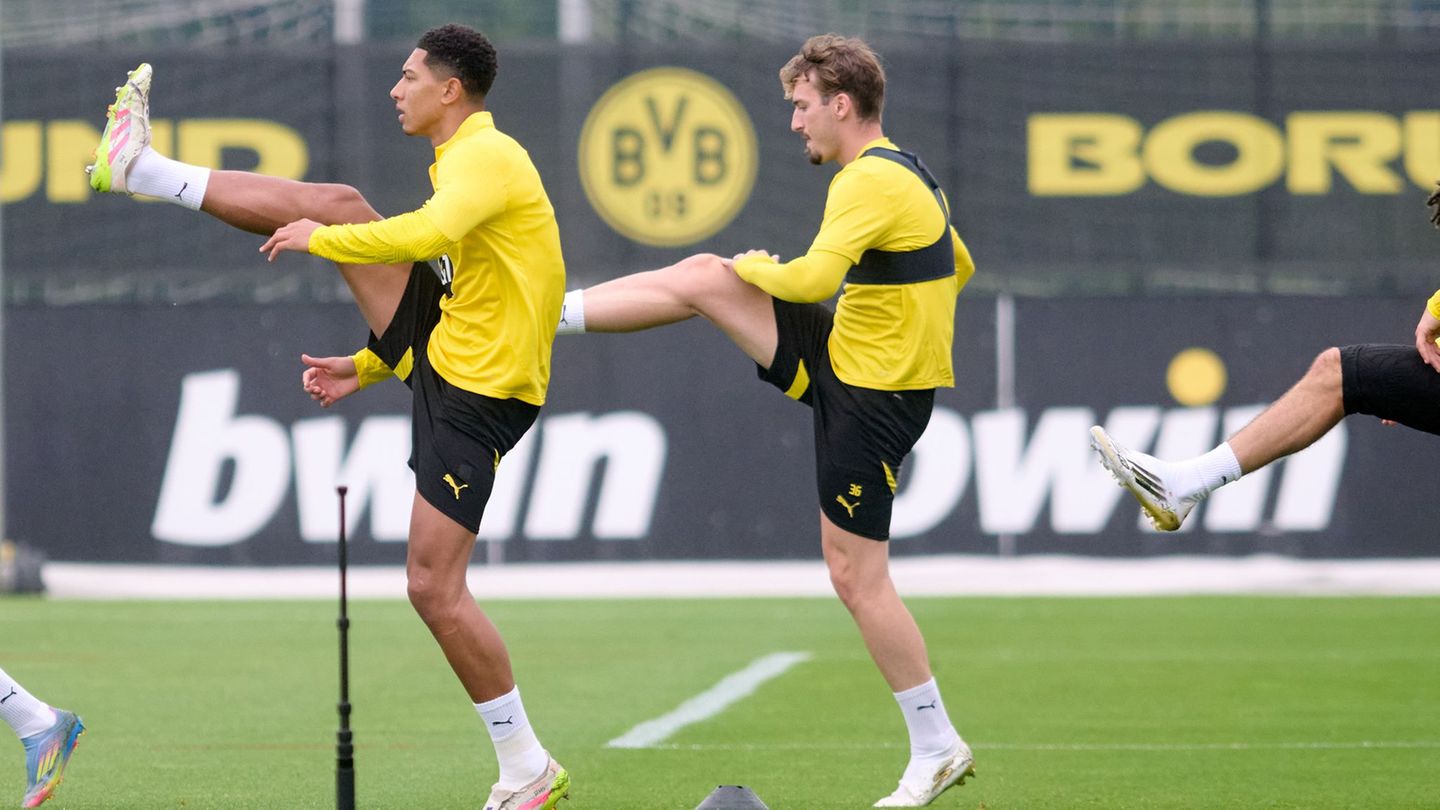 Tony Reitz nimmt bei Borussia Dortmund beim Training teil. Nun wechselt er zum 1. FC Magdeburg. (Archivbild) Foto: Bernd Thissen