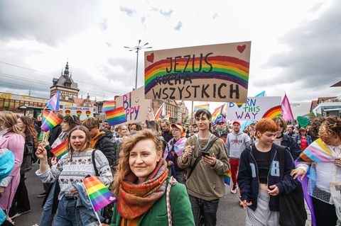 Marsch für Gleichberechtigung in Polen