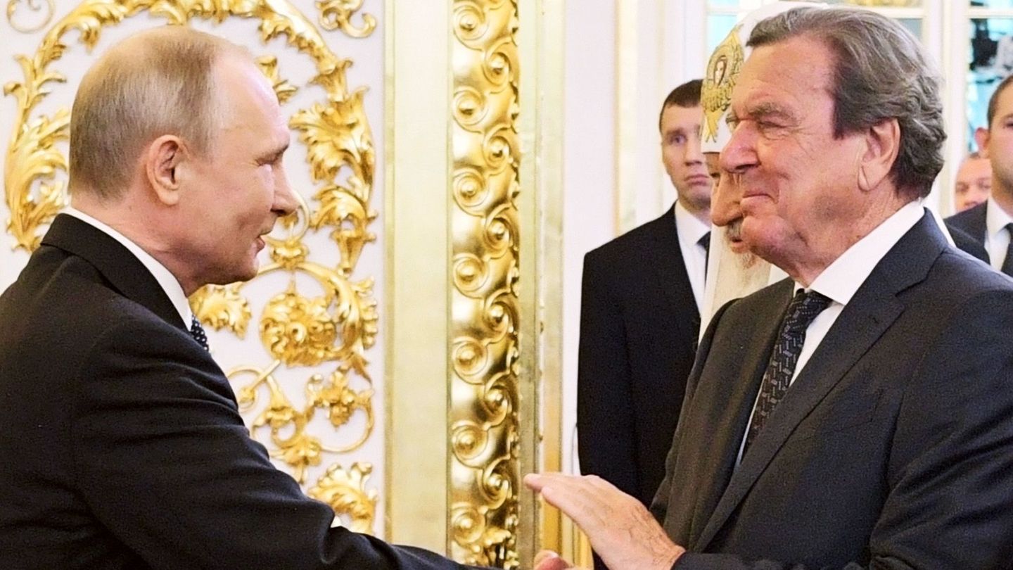 Ukrainekrieg: Putin schwärmt erneut von Gerhard Schröder als EU-Unterhändler