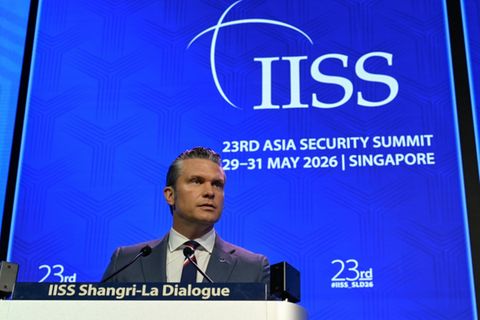 US-Verteidigungsminister Pete Hegseth in Singapur