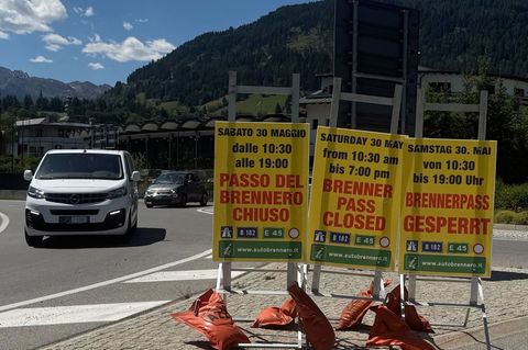 Die italienischen Behörden sind für die Brennersperre gerüstet. Foto: Matthias Röder/dpa