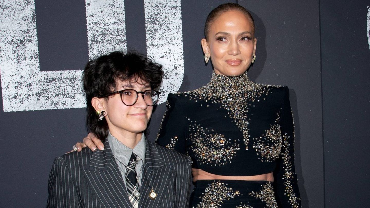 Emme und Jennifer Lopez im März 2025 in New York.