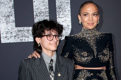 Emme und Jennifer Lopez im März 2025 in New York.