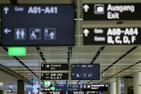 Terminal im Flughafen München