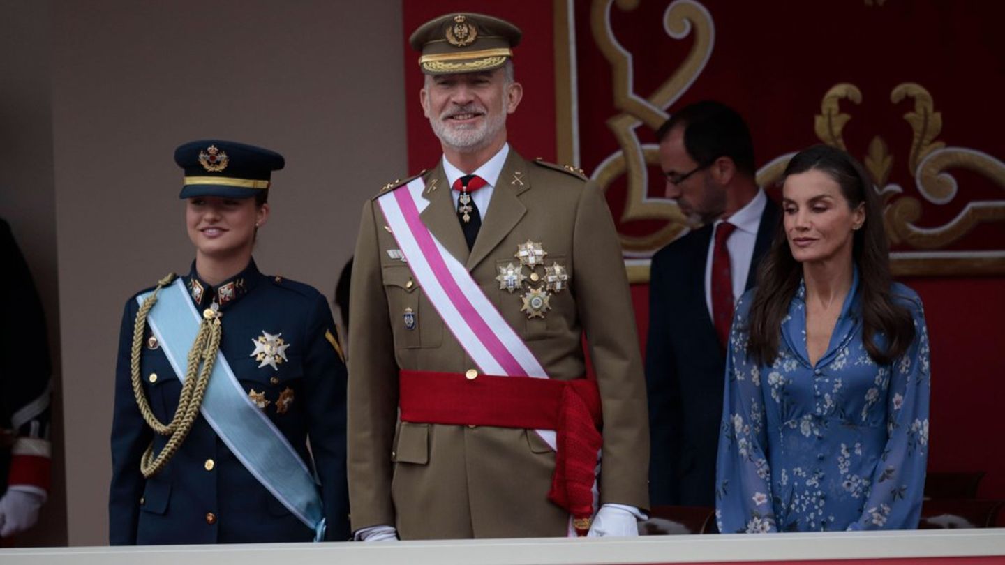 Prinzessin Leonor: Stolze Premiere an der Seite ihres Vaters