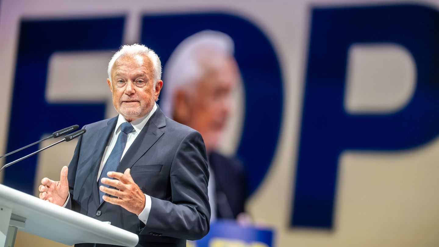 Wolfgang Kubicki siegt in Kampfabstimmung um den FDP-Vorsitz Foto: Michael Kappeler/dpa