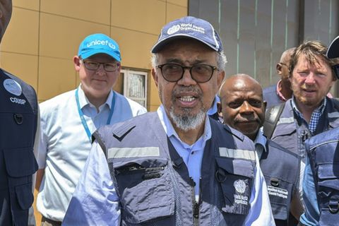 WHO-Chef Tedros Adhanom Ghebreyesus in Ituri