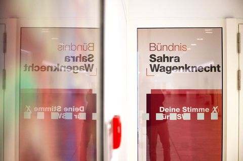 Bei einem Parteitag wählt das BSW Brandenburg eine neue Landesspitze. (Archivbild) Foto: Soeren Stache/dpa