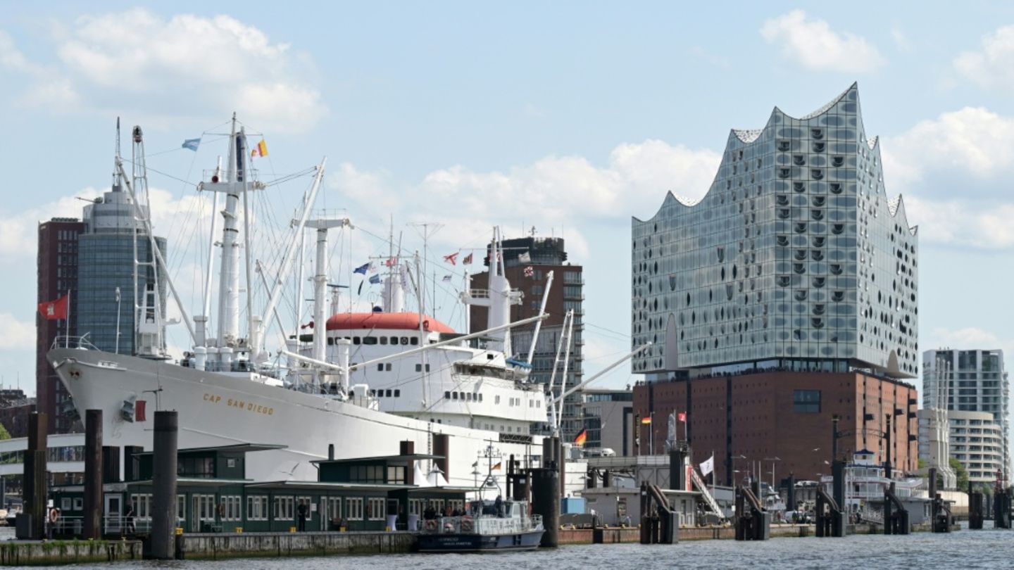 Elbphilharmonie und Landungsbrücken