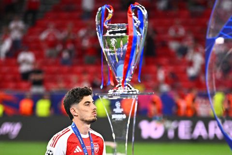Kai Havertz muss weiter auf den ersten Champions-League-Titel mit Arsenal warten. Foto: Tom Weller/dpa