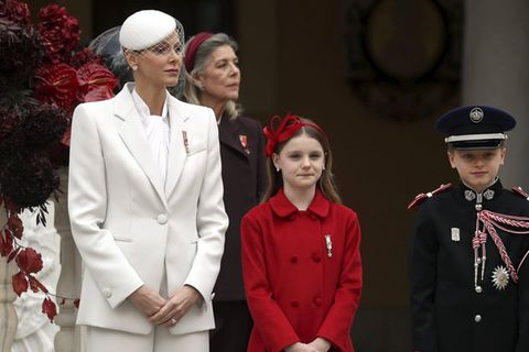 Fürstin Charlène und ihre Zwillinge sind auf einem Muttertagsfoto zu sehen.