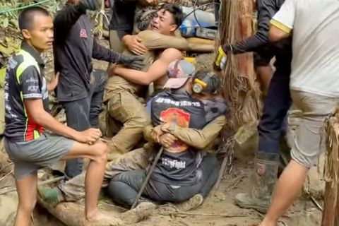 Rettungsaktion für Goldsucher in Laos