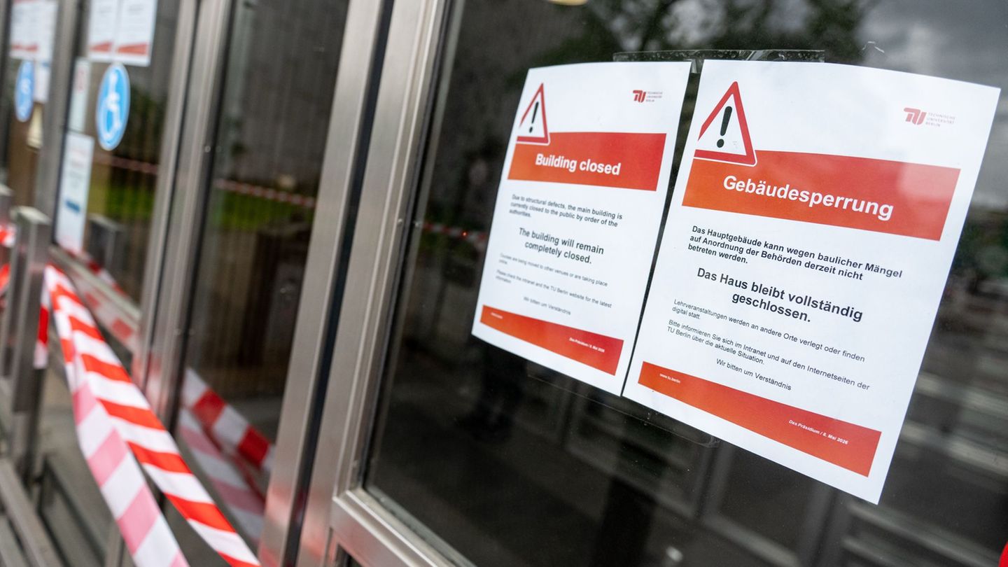 Wann Studierende das Hauptgebäude wieder nutzen können, ist unklar. (Archivbild) Foto: Fabian Sommer/dpa