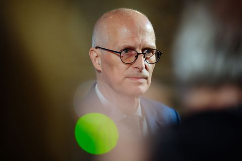 Musste das Olympia-Scheitern eingestehen: Hamburgs Erster Bürgermeister Peter Tschentscher. Foto: Gregor Fischer/dpa