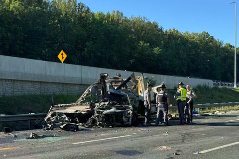 Unfallstelle im US-Bundesstaat Virginia