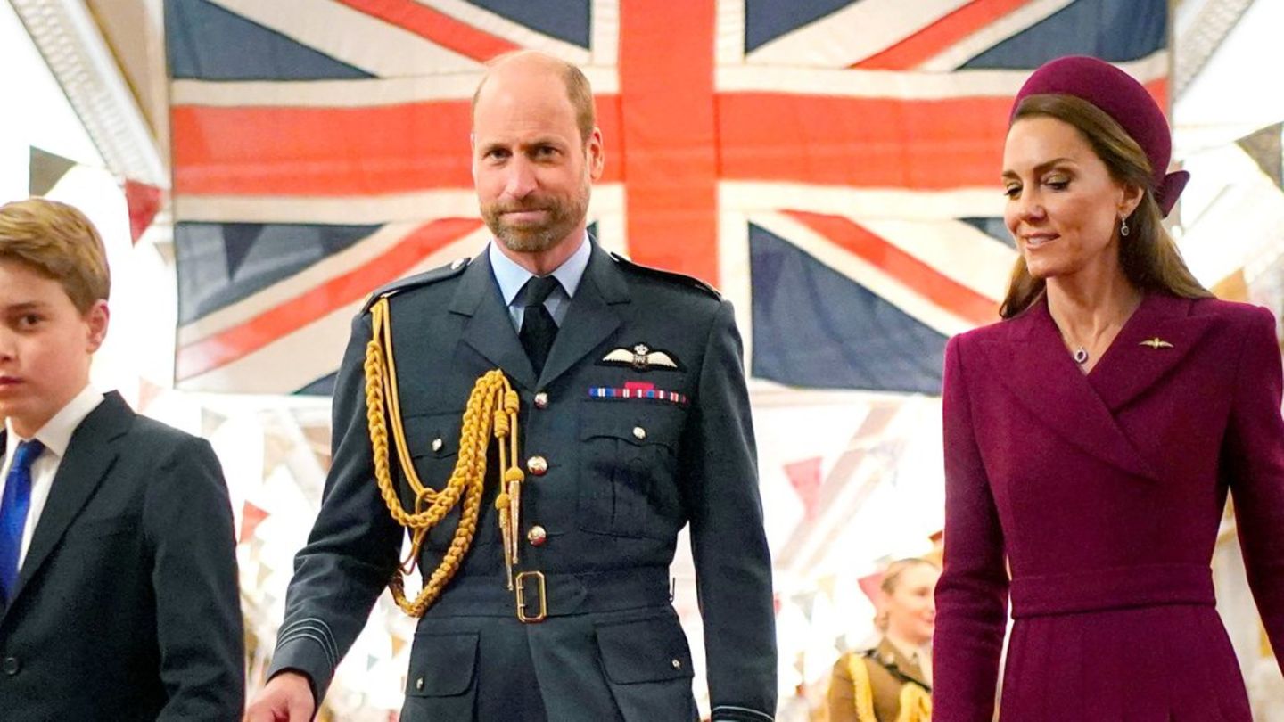 „William - Schicksalsjahre eines Thronfolgers“: Prinz William in Begleitung von Prinzessin Kate.