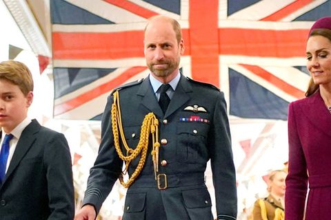 „William - Schicksalsjahre eines Thronfolgers“: Prinz William in Begleitung von Prinzessin Kate.