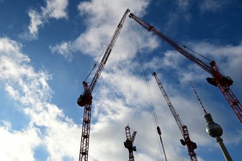 Baustelle in Berlin