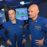 Die deutschen Astronauten Matthias Maurer und Alexander Gerst