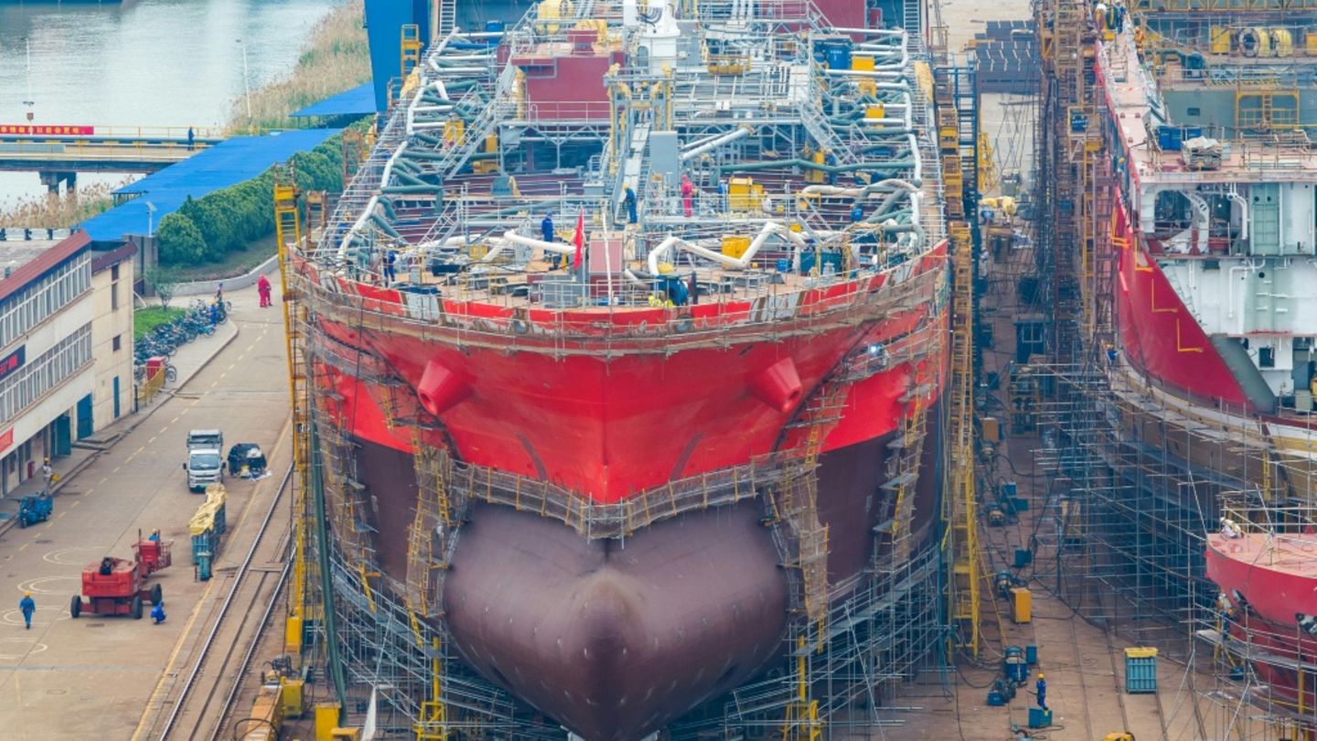 Die Schiffbauindustrie in China erhält hohe Subventionen