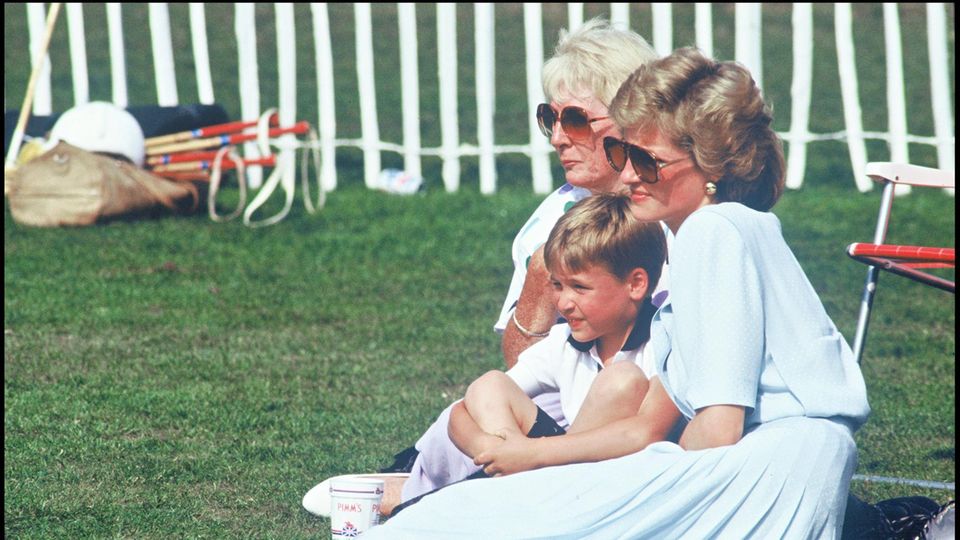 Prinz William und Mutter Diana