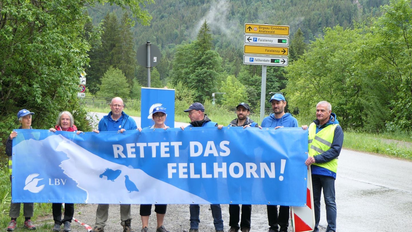 Der Landesbund für Vogel- und Naturschutz (LBV) spricht sich gegen den Neubau eines Sessellifts am Fellhorn im Allgäu aus. Aktiv