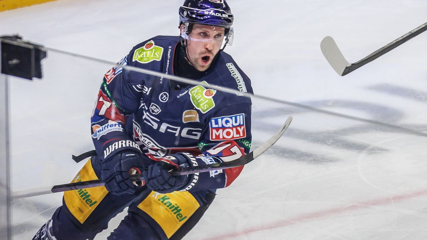 Die Eisbären holen Stürmer Gabriel Fontaine nach Berlin zurück. (Archivbild) Foto: Andreas Gora/dpa
