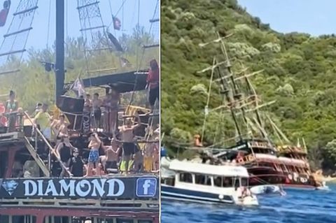 Partyboot sinkt vor türkischer Küste – 148 Gäste plötzlich in Seenot