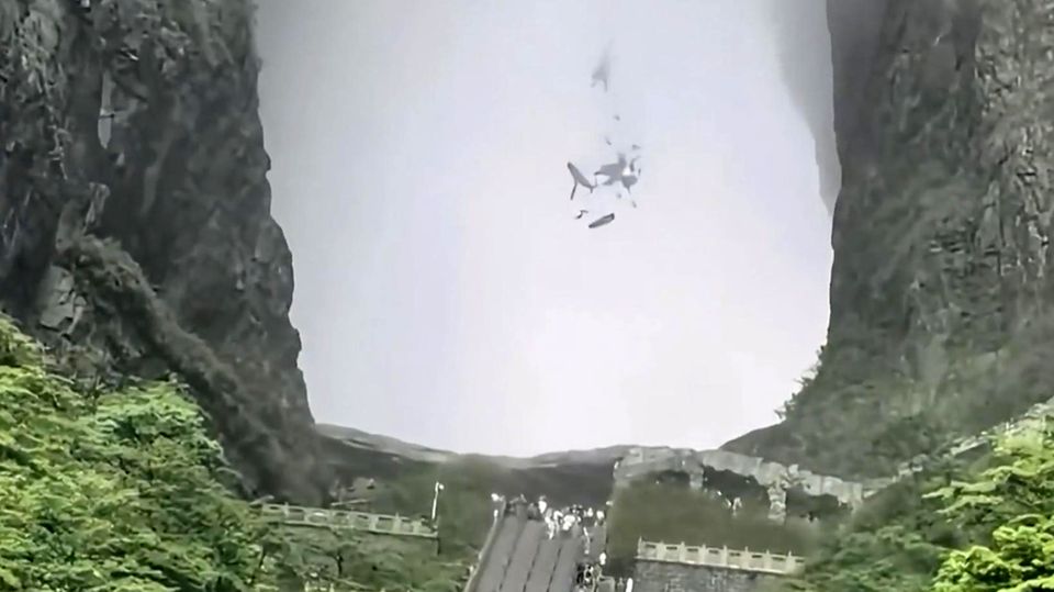 Felssturz an Touristen-Hotspot